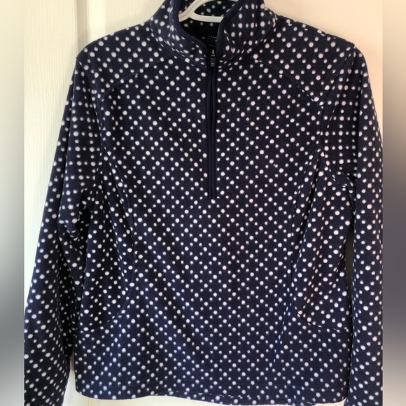 Super Soft Polka Dot Fleece Half Zip - Picture 2 of 4